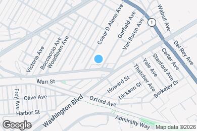 Map image of the property - 2724 Abbot Kinney Blvd