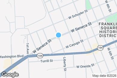 Map image of the property - 152 W Seneca St