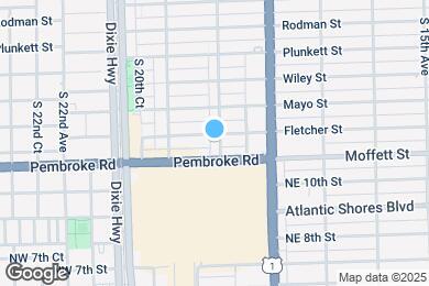 Map image of the property - 1608 S 19th Ave