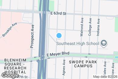Map image of the property - 6431 S Benton Ave