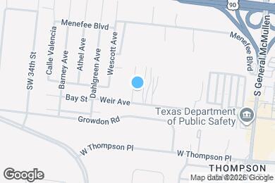 Map image of the property - 2714 Robles St