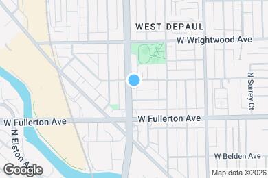 Map image of the property - 2449 N Ashland Ave