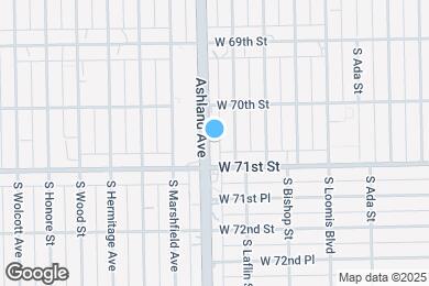 Map image of the property - 7035 S Ashland Ave