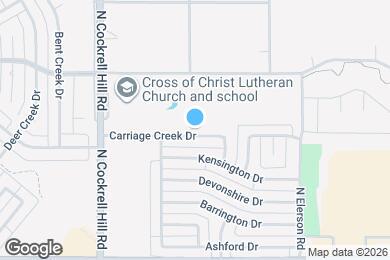 Map image of the property - 1229 Carriage Creek Dr