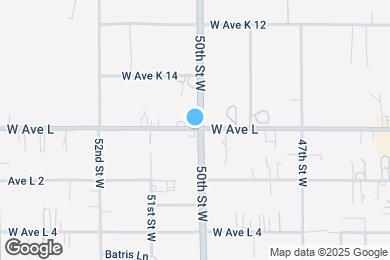 Map image of the property - 4718 W Ave L 6
