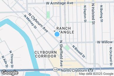Map image of the property - 1821 Clybourn N Ave