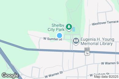 Map image of the property - 916 W Sumter St