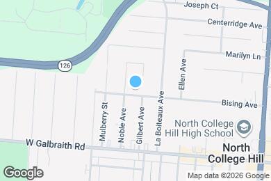 Map image of the property - 1910 Bising Ave