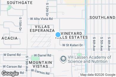 Map image of the property - 6606 S 10th Dr