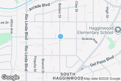Map image of the property - 2958 Belden St