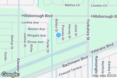 Map image of the property - 106 Baldur Dr