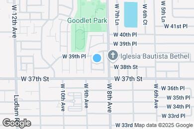 Map image of the property - 828 W 38th Ter