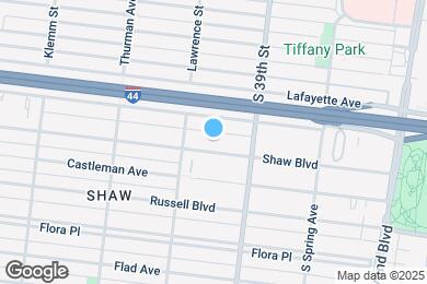 Map image of the property - 3941 Shaw Blvd