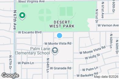 Map image of the property - 6343 W Cypress St