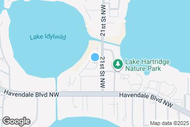 Map image of the property - The Townhomes of Evergreen on Lake Idylwild