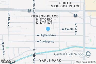 Map image of the property - 340 W Highland Ave