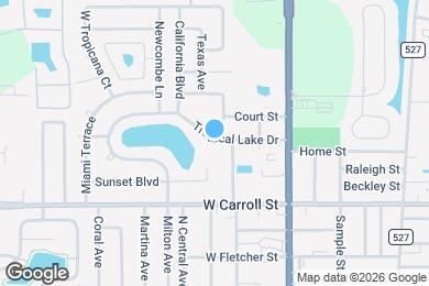 Map image of the property - 2777 Tropical Lake Dr