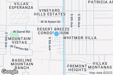 Map image of the property - 6915 S 8th Dr