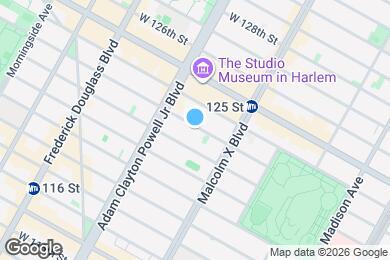 Map image of the property - 132 W 123rd St