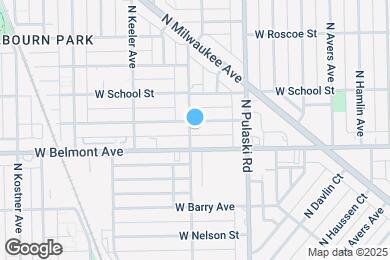 Map image of the property - 3217 N Karlov Ave