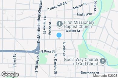 Map image of the property - 806 E Caswell St
