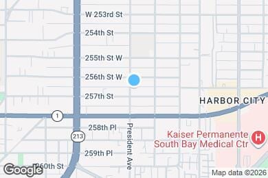 Map image of the property - 25630 President Ave