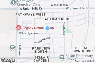 Map image of the property - 4808 W Michigan Ave