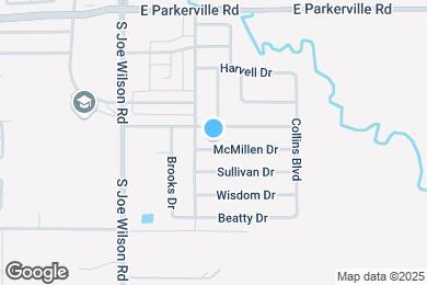 Map image of the property - 1204 McMillen Dr