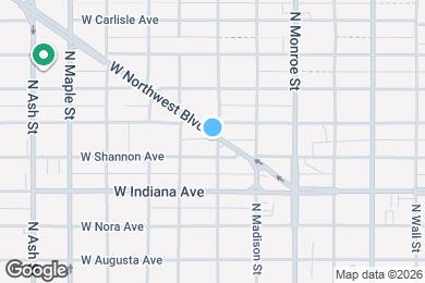 Map image of the property - 2011 N Jefferson St