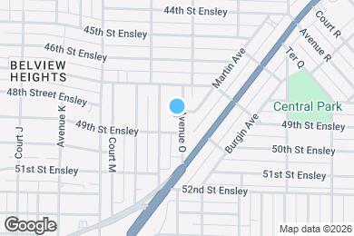 Map image of the property - 4804 Avenue O