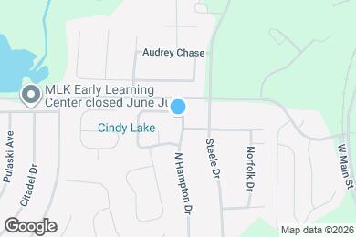 Map image of the property - 1323 N Hampton Dr