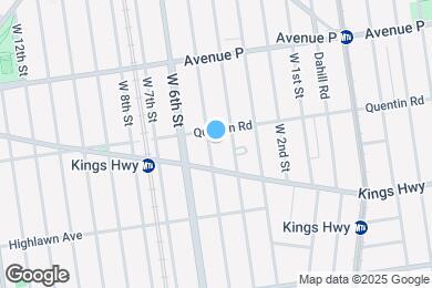 Map image of the property - 1715 W 5th St