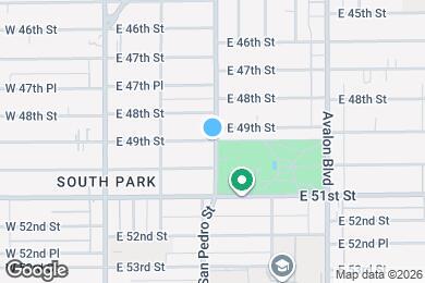 Map image of the property - 337 1/2 E 49th St