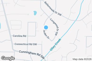 Map image of the property - 1609 Arden Dr SW