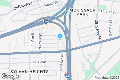 Map image of the property - 418 33rd Ave N