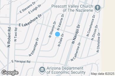 Map image of the property - Stunning 3-bedrooms, 2-baths single-family home perfectly situated in the heart of Prescott Valley!