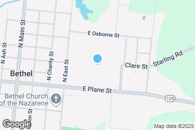Map image of the property - 254 E Plane St