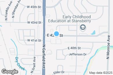 Map image of the property - 208 E 42nd St