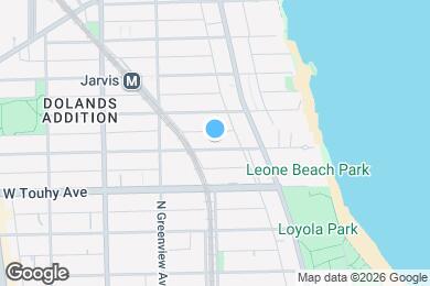 Map image of the property - 1344 W Chase Ave