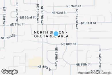 Map image of the property - 13900 NE 89th Cir