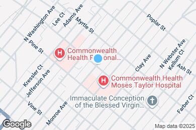 Map image of the property - 800 Monroe Ave