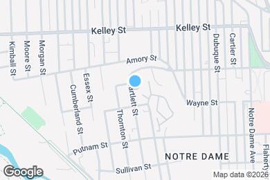 Map image of the property - 441 Bartlett St