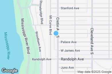 Map image of the property - 403 Cretin Ave S