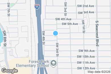 Map image of the property - 805 SW 3rd St