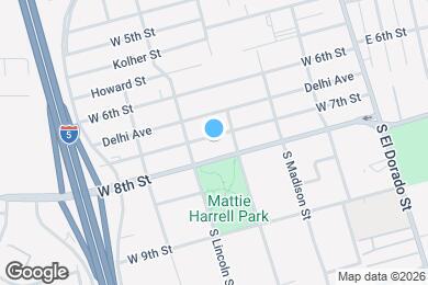Map image of the property - 332 W 7th St
