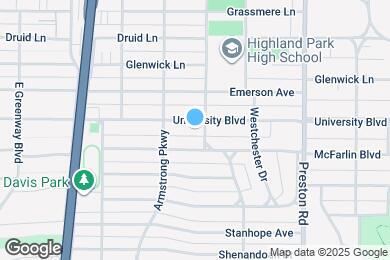 Map image of the property - 4305 University Blvd