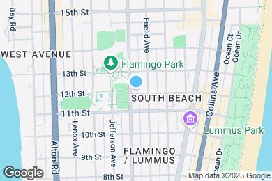 Map image of the property - 1215 Meridian Ave