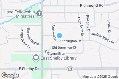 Map image of the property - 7308 Stonington Dr