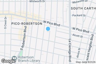 Map image of the property - 1445 S Sherbourne Dr