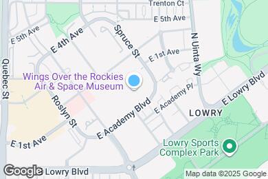 Map image of the property - 7700 E Academy Blvd